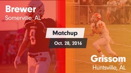 Matchup: Brewer vs. Grissom  2016