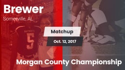 Matchup: Brewer vs. Morgan County Championship 2016
