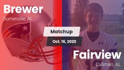 Matchup: Brewer vs. Fairview  2020