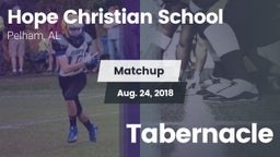 Matchup: Hope Christian vs. Tabernacle 2018