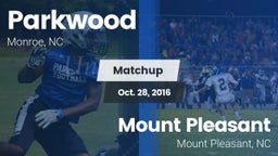 Matchup: Parkwood vs. Mount Pleasant  2016