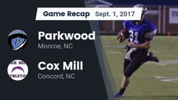 Recap: Parkwood  vs. Cox Mill  2017