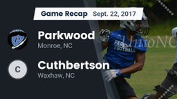 Recap: Parkwood  vs. Cuthbertson  2017