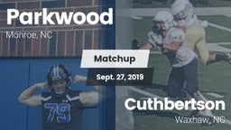 Matchup: Parkwood vs. Cuthbertson  2019