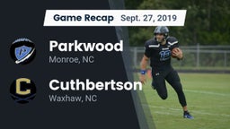 Recap: Parkwood  vs. Cuthbertson  2019