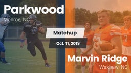 Matchup: Parkwood vs. Marvin Ridge  2019