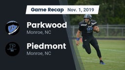 Recap: Parkwood  vs. Piedmont  2019
