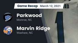 Recap: Parkwood  vs. Marvin Ridge  2021