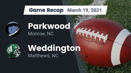 Recap: Parkwood  vs. Weddington  2021