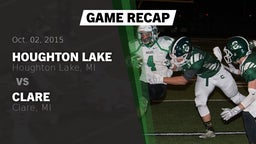 Recap: Houghton Lake  vs. Clare  2015