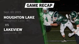 Recap: Houghton Lake  vs. Lakeview  2015