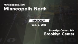 Matchup: Minneapolis North vs. Brooklyn Center  2016