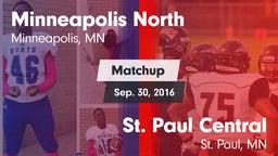 Matchup: Minneapolis North vs. St. Paul Central  2016