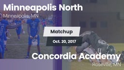Matchup: Minneapolis North vs. Concordia Academy 2017