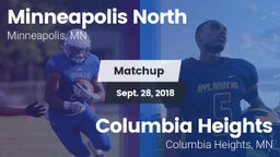 Matchup: Minneapolis North vs. Columbia Heights  2018