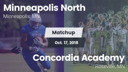 Matchup: Minneapolis North vs. Concordia Academy 2018