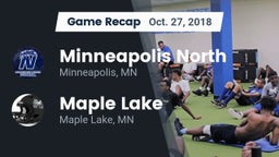 Recap: Minneapolis North  vs. Maple Lake  2018
