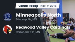 Recap: Minneapolis North  vs. Redwood Valley Cardinals 2018