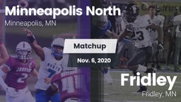 Matchup: Minneapolis North vs. Fridley  2020