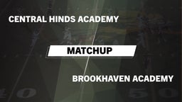 Matchup: Central Hinds Academ vs. Brookhaven Academy  2016