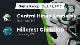 Recap: Central Hinds Academy  vs. Hillcrest Christian  2017