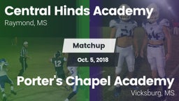 Matchup: Central Hinds Academ vs. Porter's Chapel Academy  2018