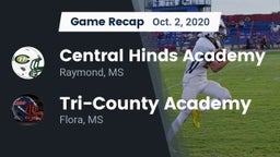 Recap: Central Hinds Academy  vs. Tri-County Academy  2020