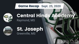 Recap: Central Hinds Academy  vs. St. Joseph  2020