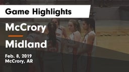 McCrory  vs Midland  Game Highlights - Feb. 8, 2019