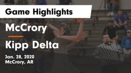 McCrory  vs Kipp Delta Game Highlights - Jan. 28, 2020
