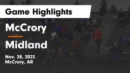 McCrory  vs Midland  Game Highlights - Nov. 28, 2023