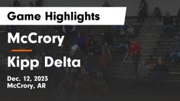 McCrory  vs Kipp Delta Game Highlights - Dec. 12, 2023