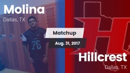 Matchup: Molina vs. Hillcrest  2017