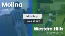 Matchup: Molina vs. Western Hills  2017