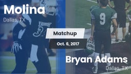 Matchup: Molina vs. Bryan Adams  2017