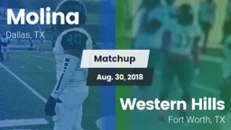 Matchup: Molina vs. Western Hills  2018