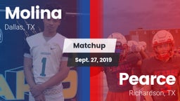 Matchup: Molina vs. Pearce  2019