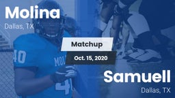 Matchup: Molina vs. Samuell  2020