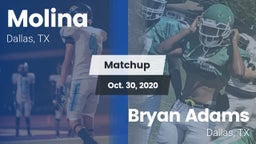Matchup: Molina vs. Bryan Adams  2020