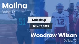 Matchup: Molina vs. Woodrow Wilson  2020