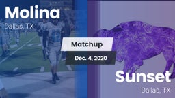 Matchup: Molina vs. Sunset  2020