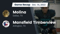 Recap: Molina  vs. Mansfield Timberview  2022