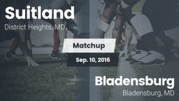 Matchup: Suitland vs. Bladensburg  2016