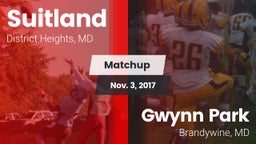 Matchup: Suitland vs. Gwynn Park  2017