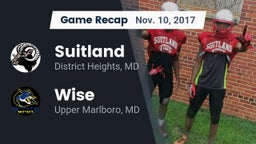 Recap: Suitland  vs. Wise  2017