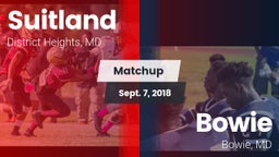 Matchup: Suitland vs. Bowie  2018