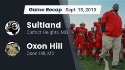 Recap: Suitland  vs. Oxon Hill  2019