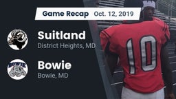 Recap: Suitland  vs. Bowie  2019