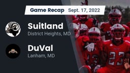 Recap: Suitland  vs. DuVal  2022