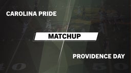 Matchup: Carolina Pride vs. Providence Day  2016